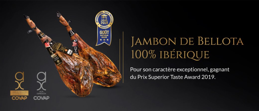 Los Jamones de Bellota 100% ibéricos Alta Expresión y Alta Expresión de los pedroches Galardonados con el Premio Superior Taste