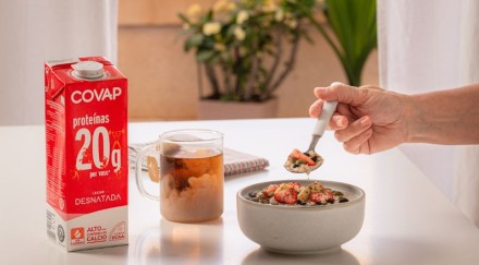  Nuestra marca Lácteos COVAP lanza al mercado una nueva leche con 20 gramos de proteínas por vaso