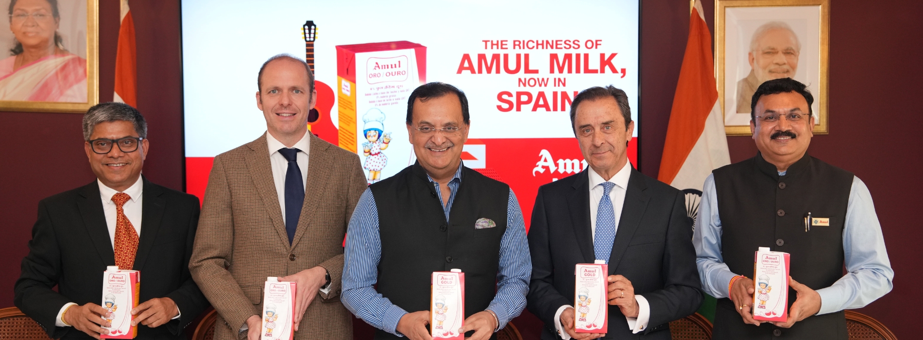 Nos aliamos con Amul para producir Amul Gold la leche premium de la India
