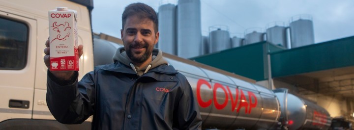 We have reduced the carbon footprint of every litre of cow's milk we produce by more than 18%.