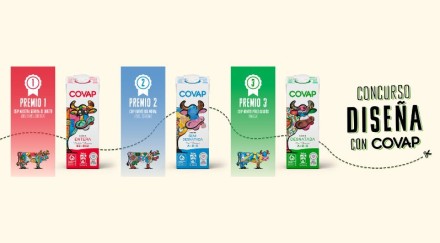 La 11ª edición de Diseña con COVAP bate récord de participación con 182 colegios y convierte el arte escolar en  envases de leche