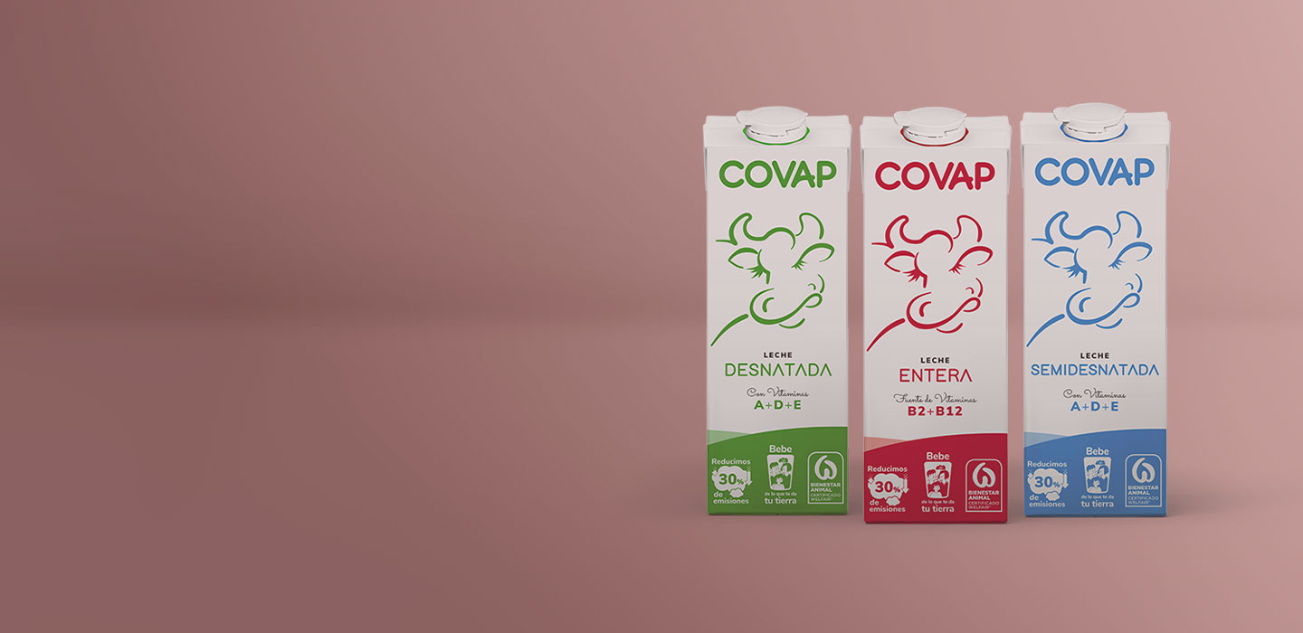Botellas de leche COVAP