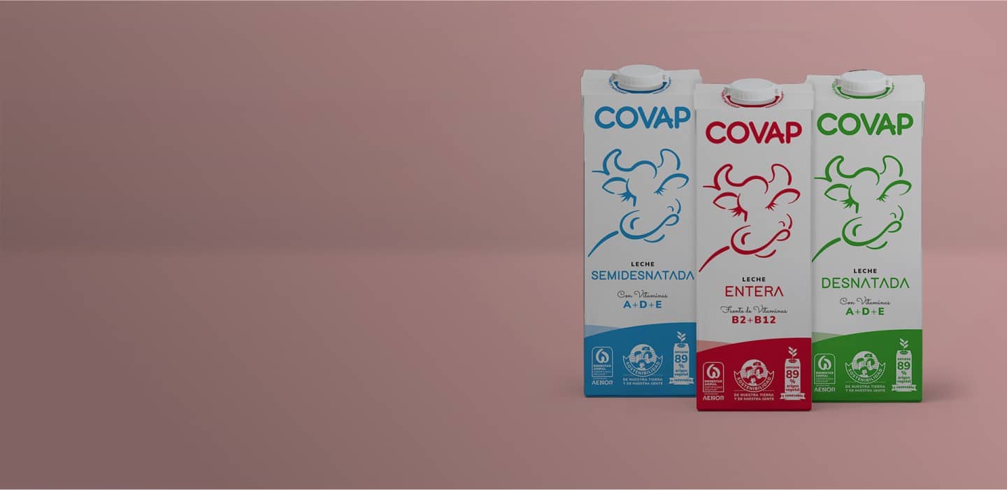 Botellas de leche COVAP