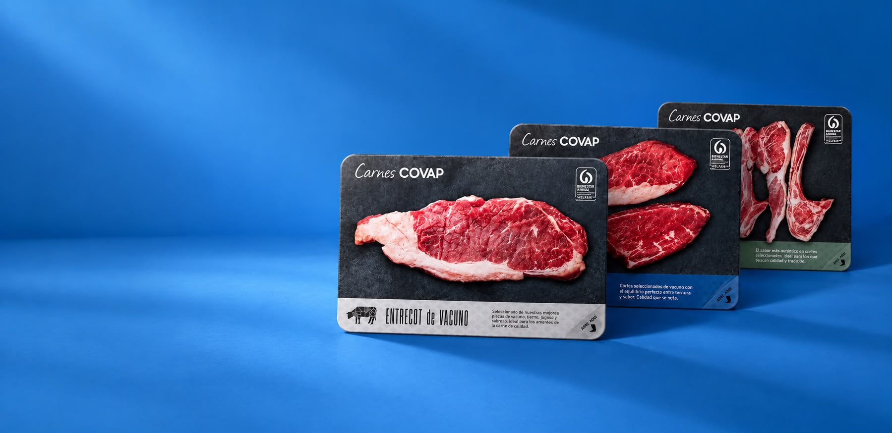 Bandejas de carne envasada COVAP