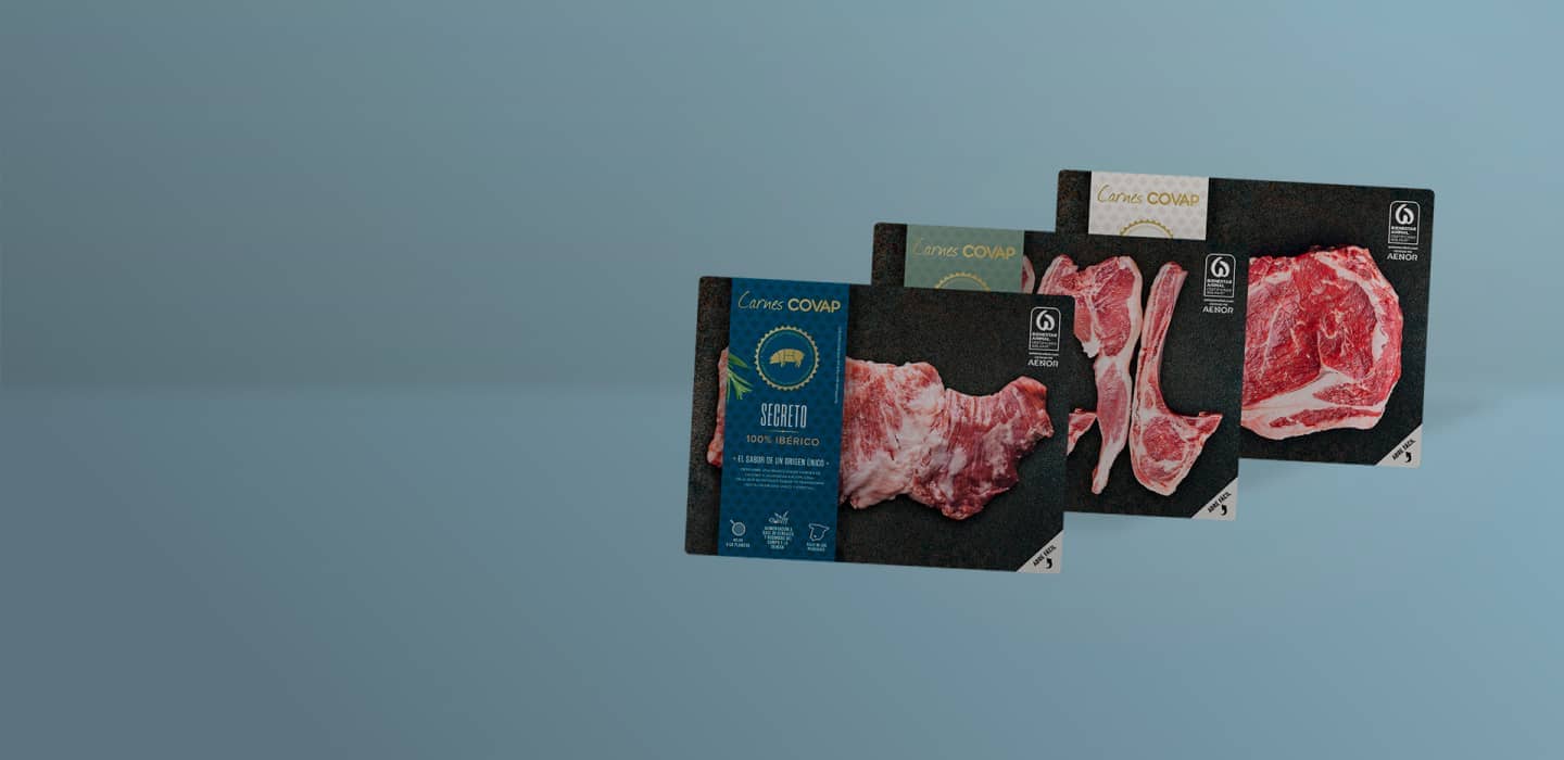 Bandejas de carne envasada COVAP