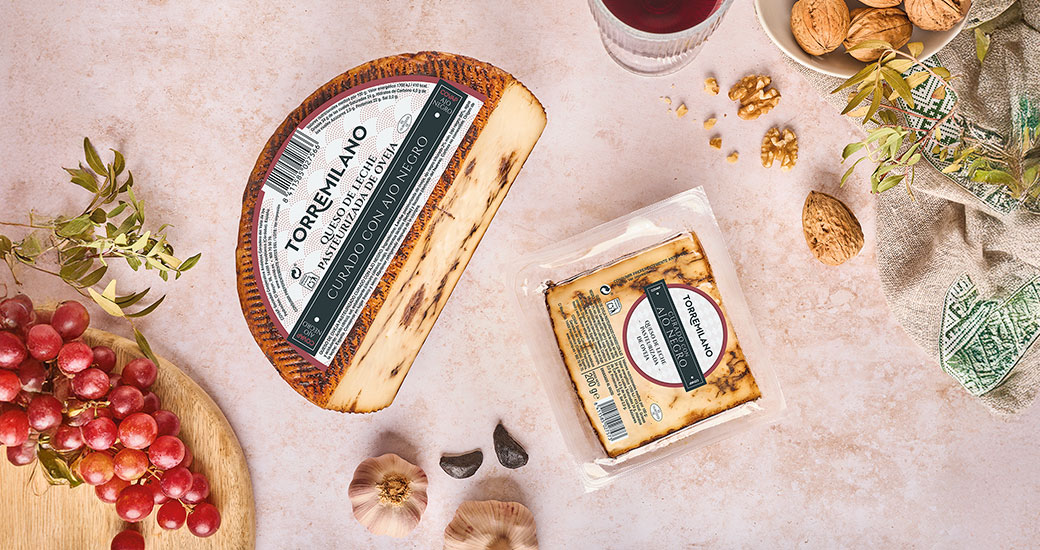 Fromage affiné à l’ail noir