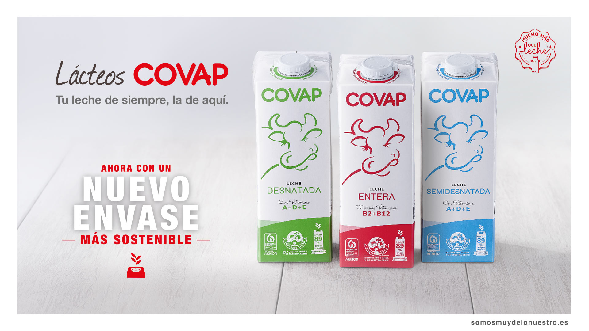 Nuevo envase Lácteos COVAP | COVAP